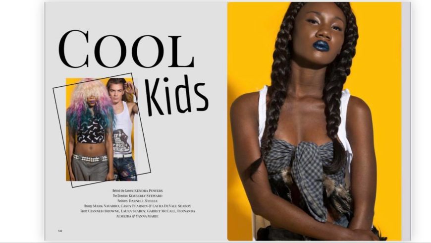 Published Work: Hair, Makeup and Wardrobe Styling by Kimberly Steward